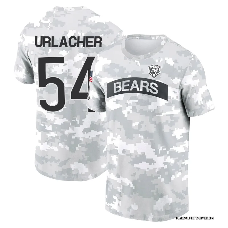 Youth Brian Urlacher Chicago Bears Camo Arctic 2024 Salute to Service Performance T-Shirt