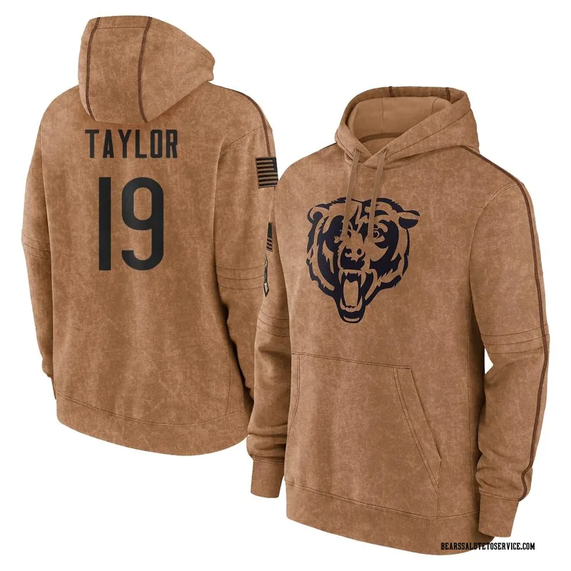 Youth Tory Taylor Chicago Bears Brown 2023 Salute To Service Club Pullover Hoodie